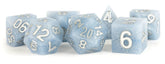 Metallic Dice Games Dice > Metallic Dice Games FanRoll: Sharp Edge Silicone Poly Dice 7ct - Glacier Debris 687700231233 MET 782
