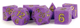 Metallic Dice Games Dice > Metallic Dice Games FanRoll: Sharp Edge Silicone Poly Dice 7ct - Regal Ricochet 687700231240 MET 783