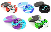 Metallic Dice Games Dice > Metallic Dice Games Silicone Round Dice Case: Purple/Grey/Light Blue 680599383946 MET 924