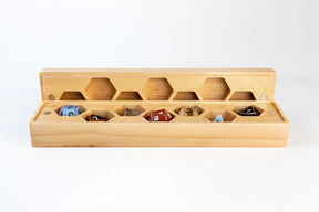 Metallic Dice Games Game Supplies > Dice Storage Wood Dice Vault - Maple UPC680599383632 814