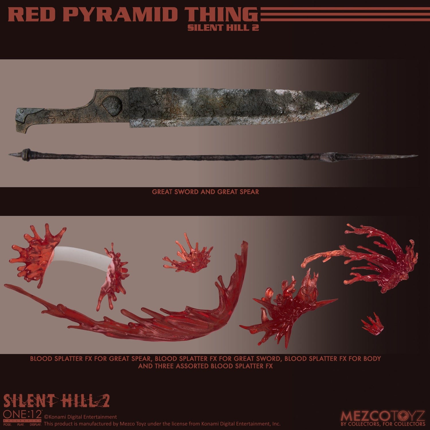 Metal Pyramid Head's Great Knife from Silent Hill