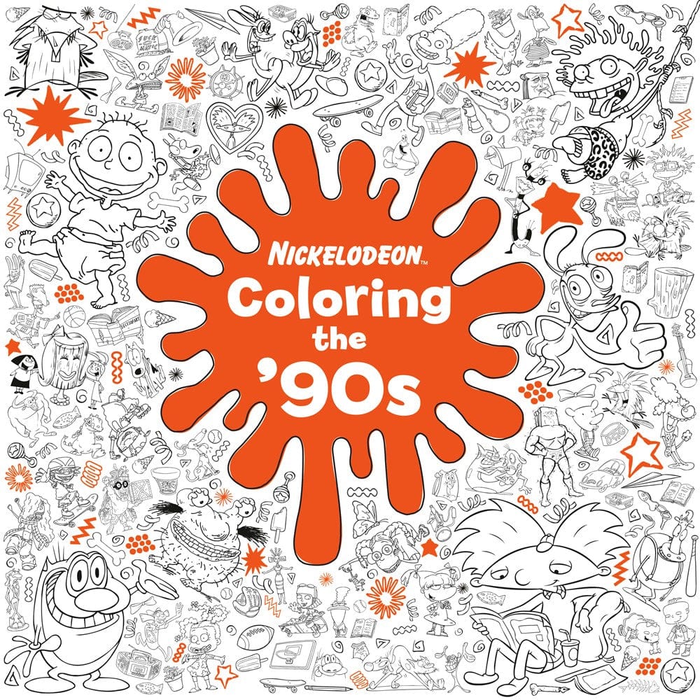 Microcosm Books > Coloring Books Coloring the '90s (Nickelodeon) 9780593710425 MCM-9780593710425