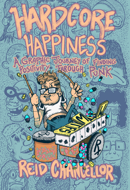 Microcosm Publishing Books > Film & Music > Music Hardcore Happiness: A Graphic Journey of Finding Positivity Through Punk - Paperback 9781648413995 MC-52668