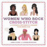 Microcosm Publishing Books > Smarts > Teach Yourself Women Who Rock Cross Stitch: 30 Powerful Patterns to Unleash Your Inner Icon 9780762491780 51800