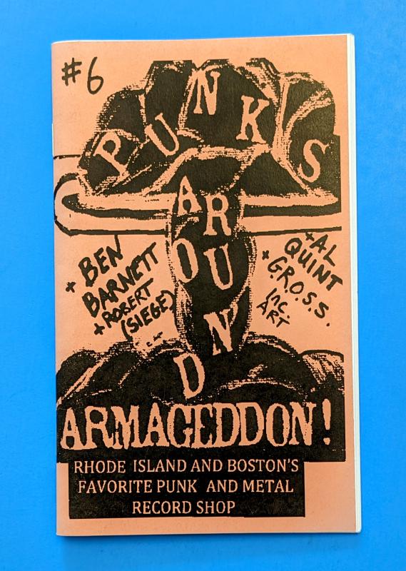 Punks Around #6: Armageddon Rhode Island and Boston's Favorite Punk and Metal Record Shop - Zine