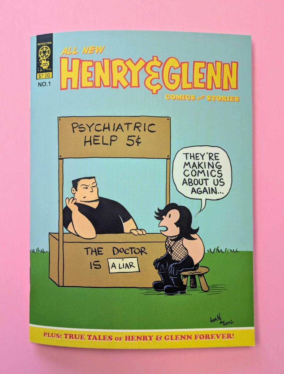 Microcosm Publishing Comic Books > Signed All New Henry & Glenn Comics & Stories #1: True Tales of Henry & Glenn Forever [SIGNED BY TOM NEELY] TE-9781648415029-SIGNED