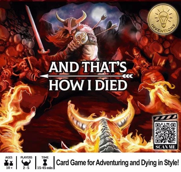 Mind Inventions Board Games > Card Games And That`s How I Died 860036001569 MIN ATHID001