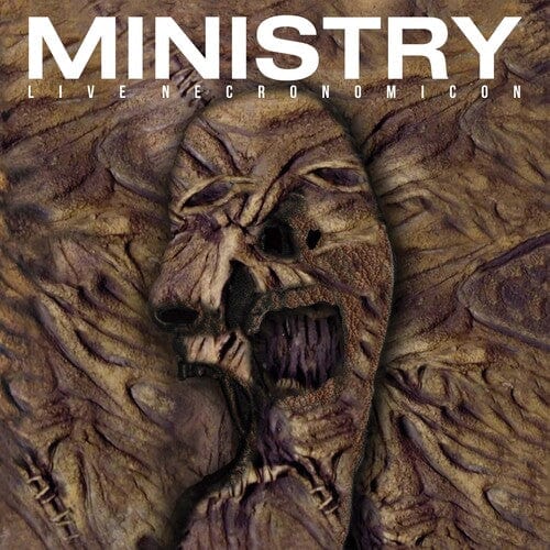 Ministry - Live Necronomicon, Black/ Gold Splatter