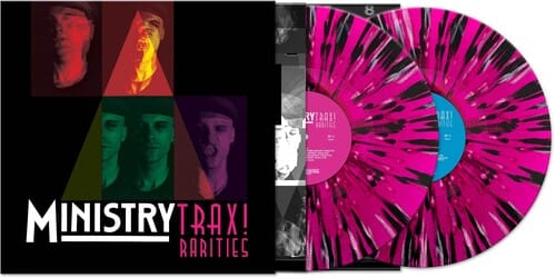 Trax Rarities - Black/ white/ magenta Splatter - Ministry (Colored Vinyl, Magenta, Black, White, Limited Edition)