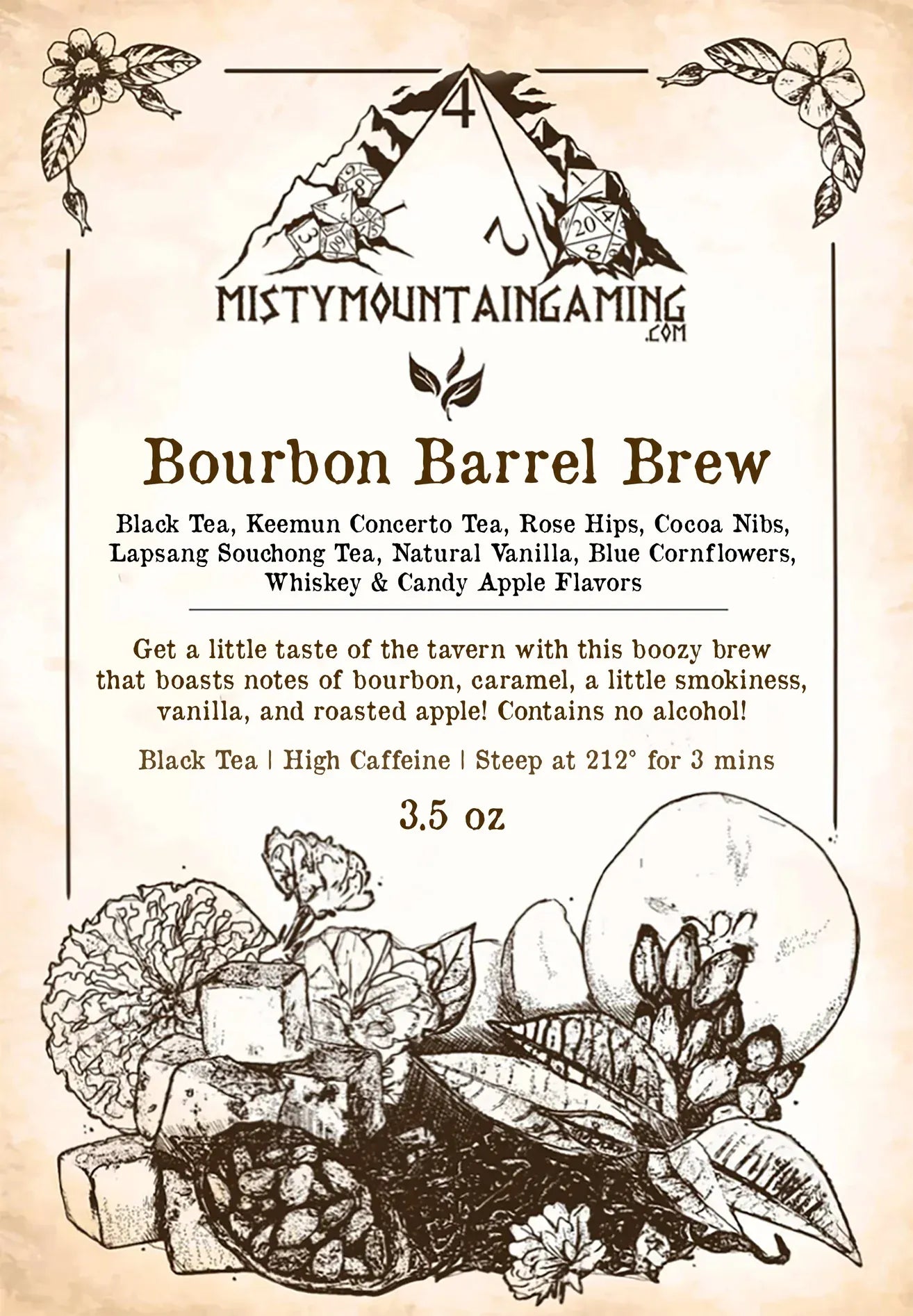 Misty Mountain Gaming Home > Drinkware Bourbon Barrel Brew - Tea 741527973001 TEA-14
