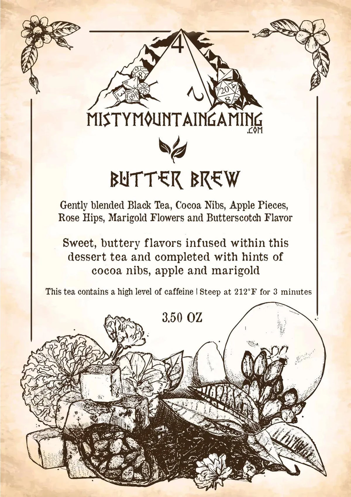 Misty Mountain Gaming Home > Drinkware Butter Brew - Tea 741527971861 TEA-01