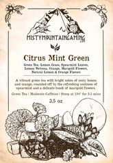 Misty Mountain Gaming Home > Drinkware Citrus Mint Green - Tea 741527967864 TEA-13