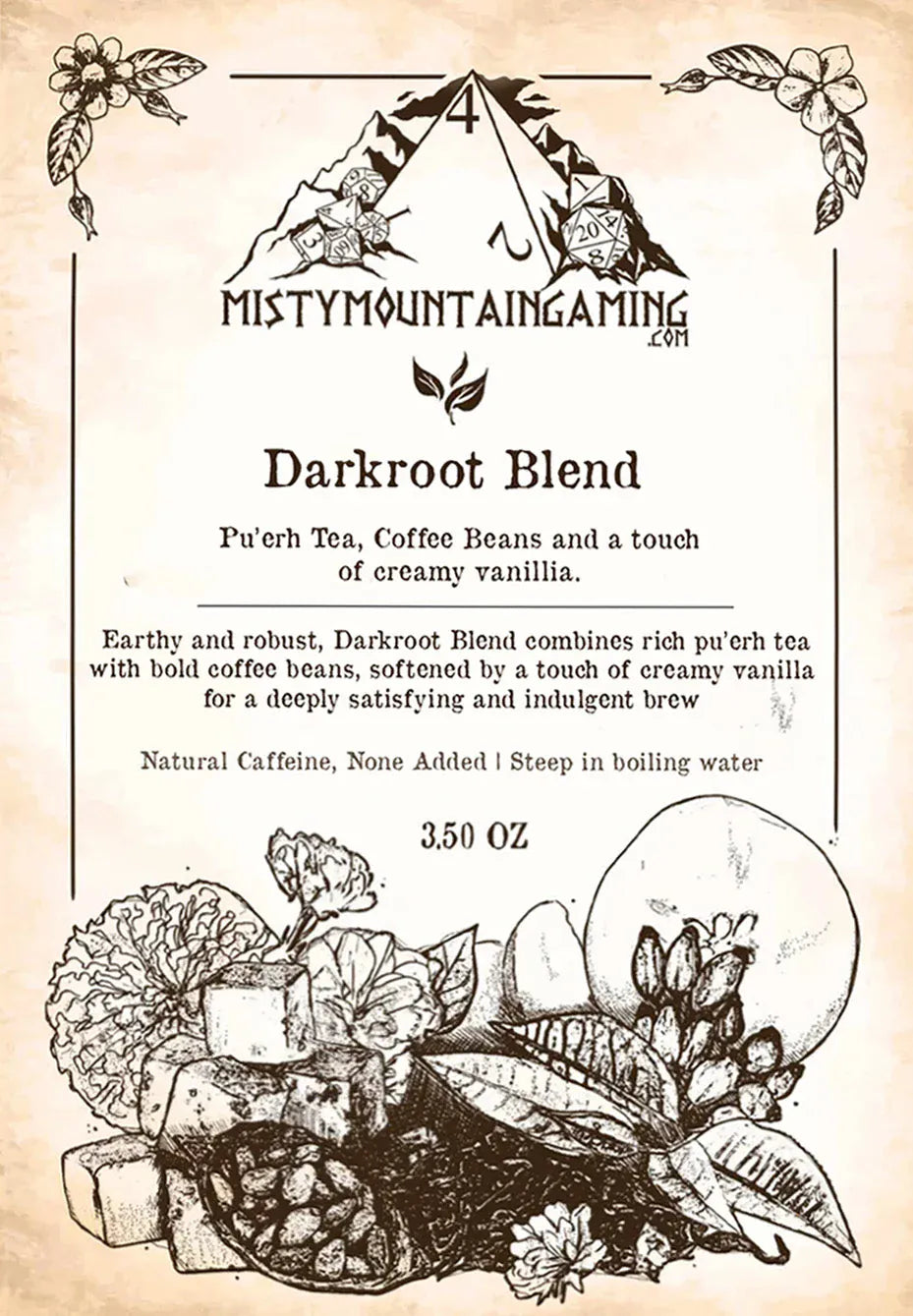 Misty Mountain Gaming Home > Drinkware Darkroot Blend - Tea 92463100 TEA-11