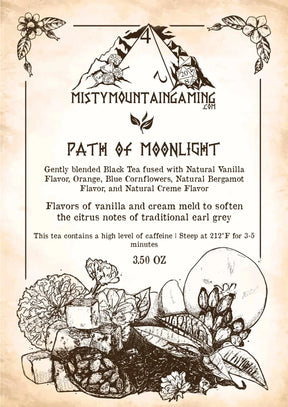 Misty Mountain Gaming Home > Drinkware Path of Moonlight - Tea 741527971885 TEA-03