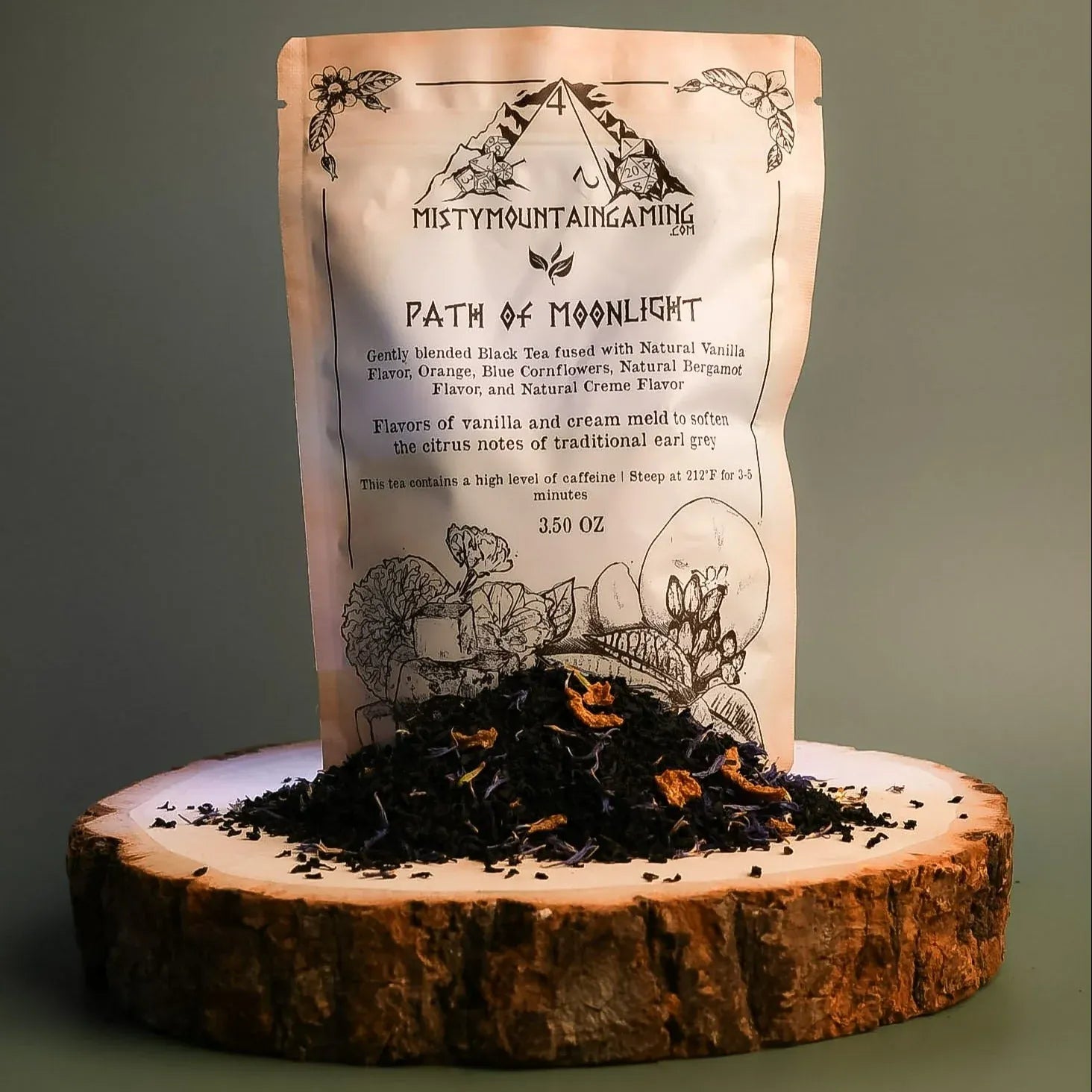 Misty Mountain Gaming Home > Drinkware Path of Moonlight - Tea 741527971885 TEA-03