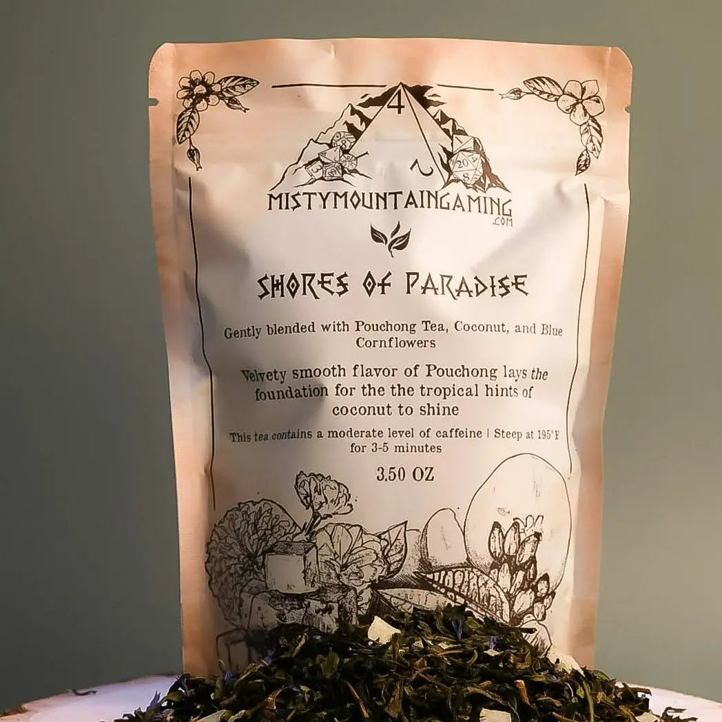 Misty Mountain Gaming Novelties Shores of Paradise Tea 741527971878 TEA-02