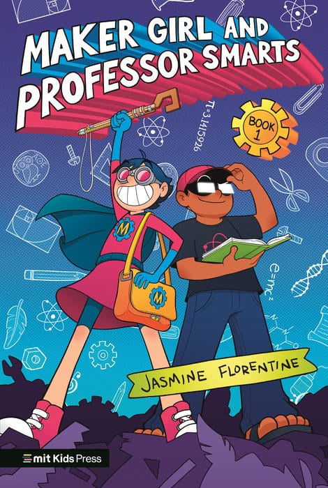 MIT Kids Press Graphic Novel Maker Girl and Professor Smarts 9781536227642 PRH-9781536227642