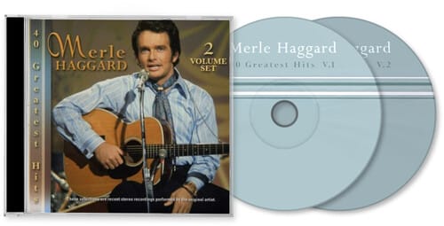 Mnrk Music Group LP Music > Compact Discs Merle Haggard - 40 Greatest Hits [CD] 015095573728 CMPI5737.2