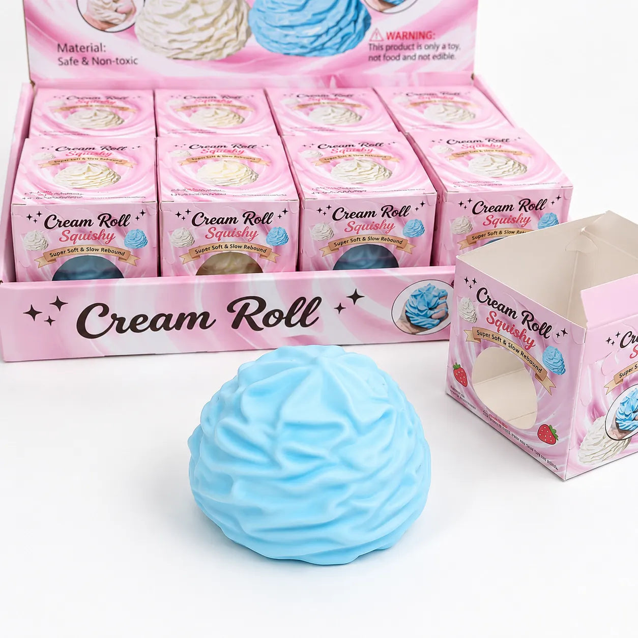 Modek Sports Toys > Fidget Toys Cream Roll Vaseline Squishy 75258061041756 MSS13