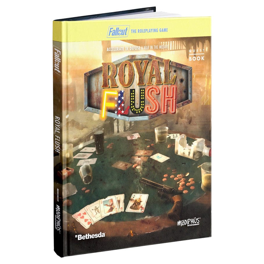 Modiphius Books > RPG Fallout: The Roleplaying Game: Royal Flush 9781802813616 MUH0580239