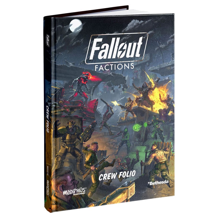 Modiphius Tabletop Games > Miniature Games > Expansions Fallout: Factions: Crew Folio 9781802812534 MUH107120