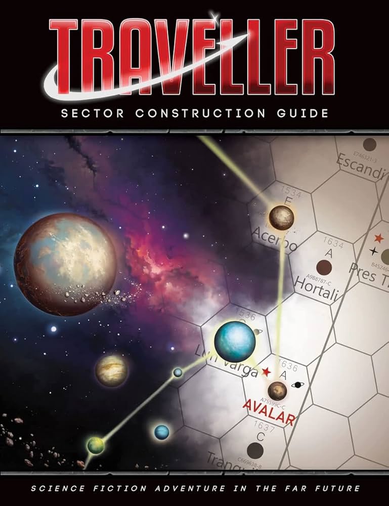 Mongoose Publishing Tabletop Games > Role-Playing Games Traveller RPG: Sector Construction Guide 9781913076689 MGP 40076