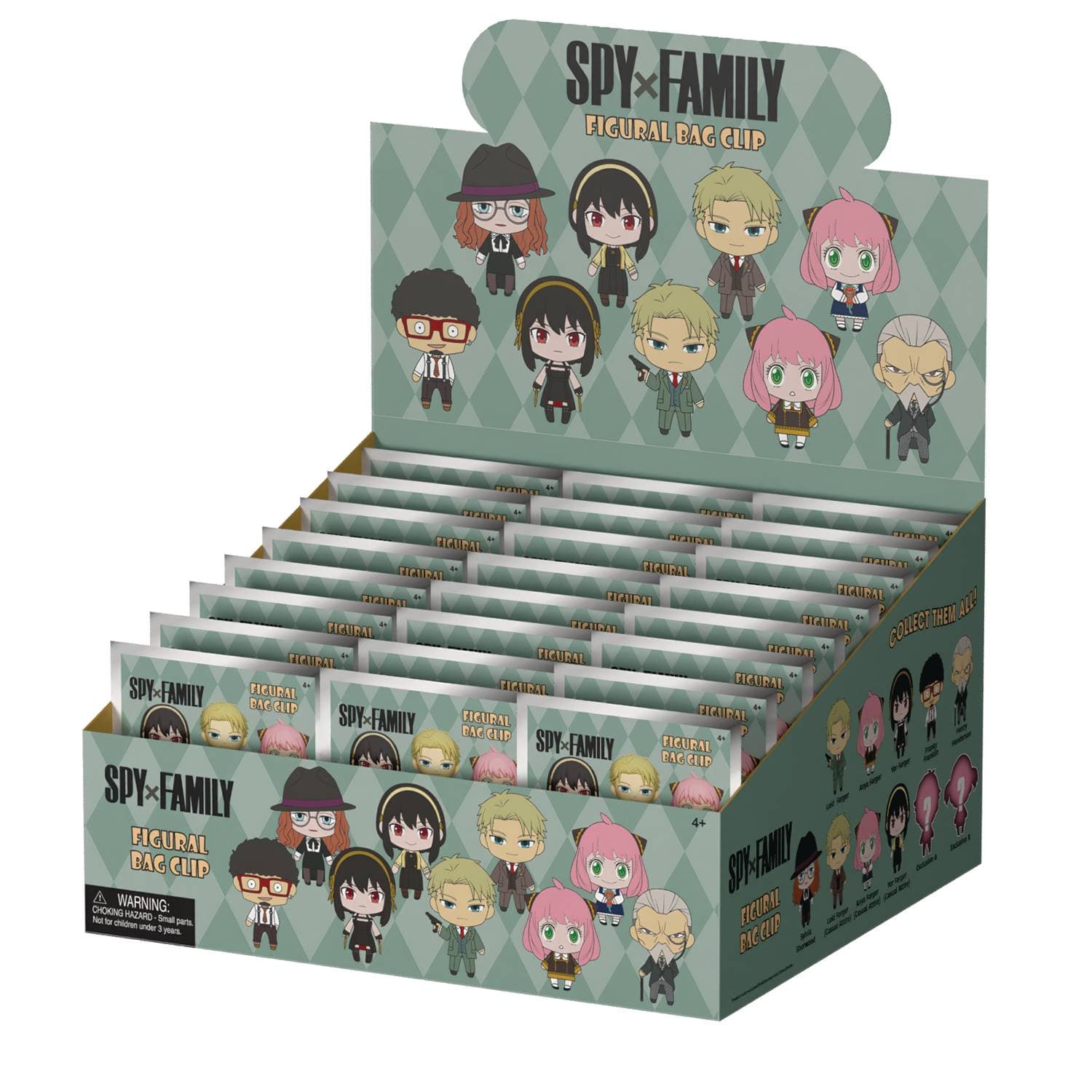 Monogram Products Toys > Blind Boxes MONOGRAM: SPY X FAMILY 3D FOAM BAG CLIPS 077764725500 STL278306