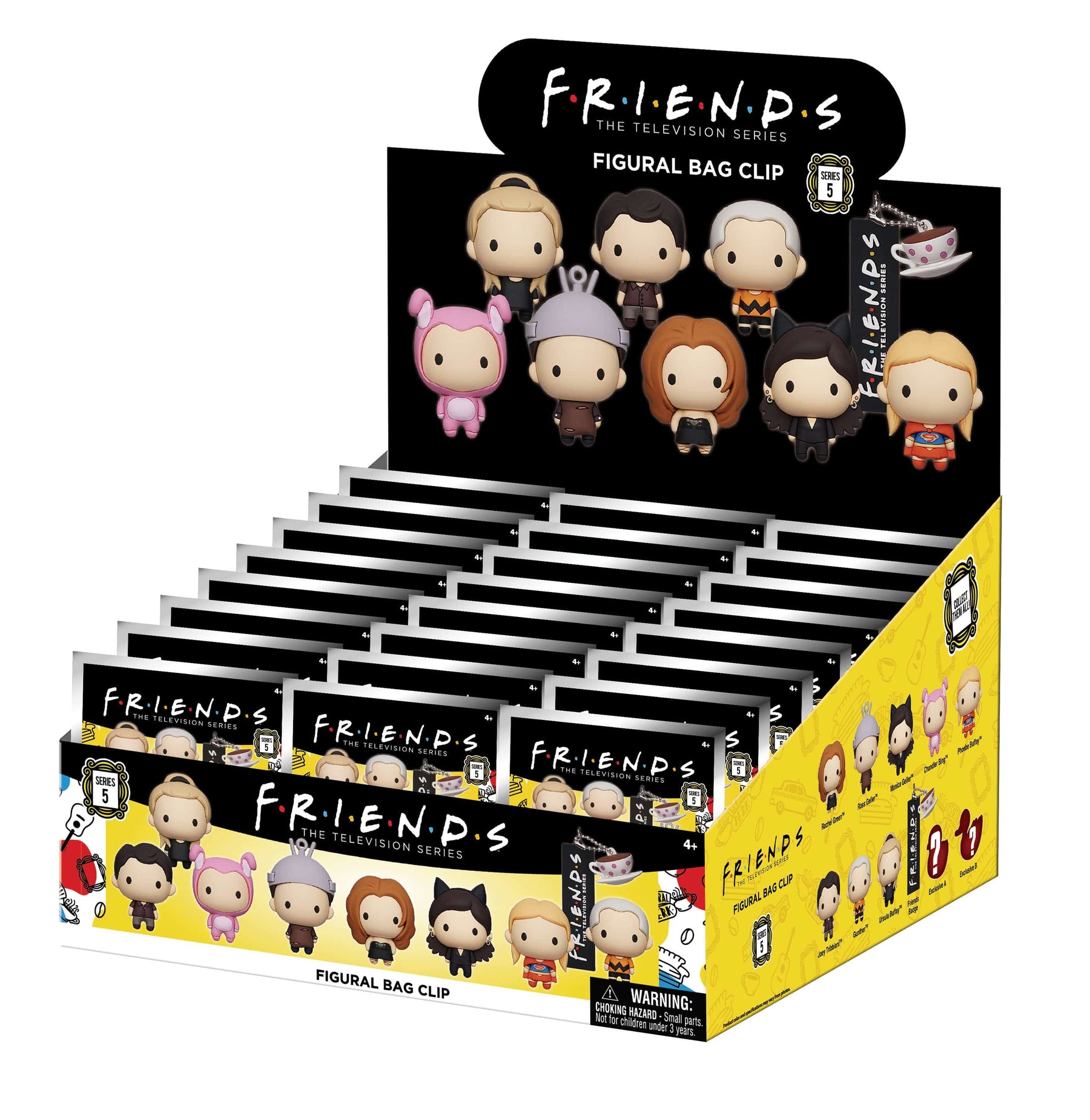 MONOGRAM: 3D FOAM BAG CLIPS - FRIENDS SERIES 5