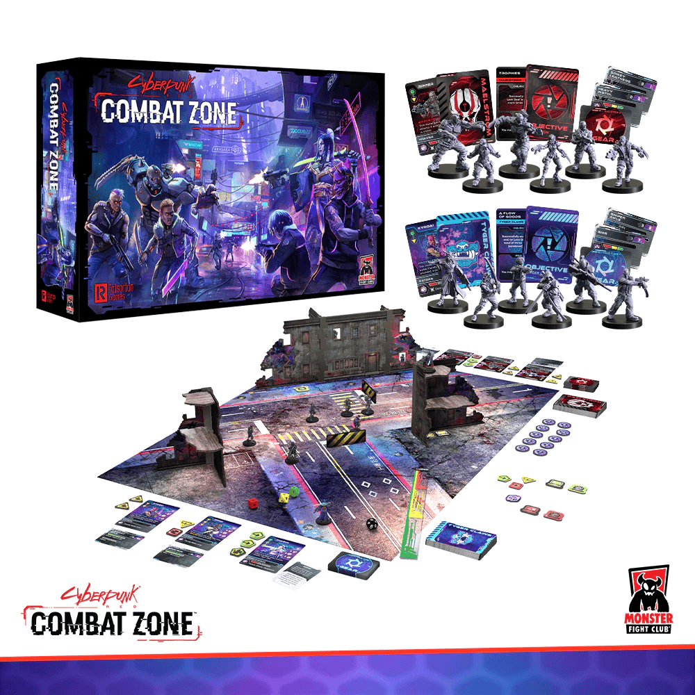 Monster Fight Club Tabletop Games > Miniature Games CYBERPUNK RED COMBAT ZONE CORE BOX 8500097536182 MFC45000