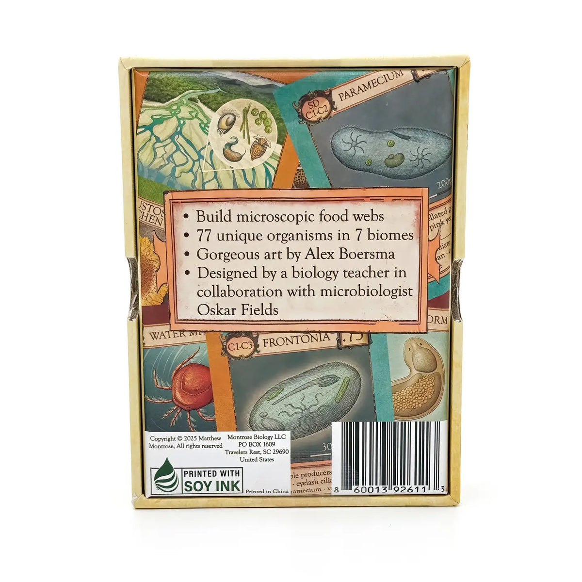 MONTROSE BIOLOGY Card Games Ecologies: Marvelous Microbes 860013926113 GTIN 860013926113