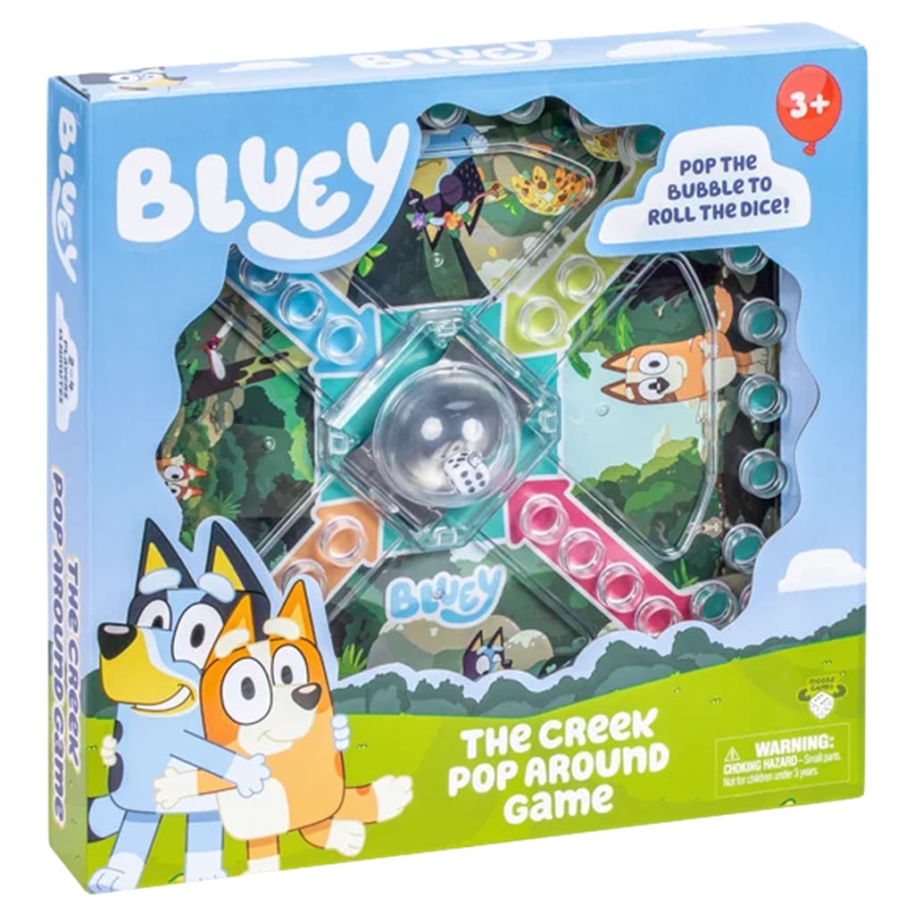 Moose Toys Board Games Bluey The Creek Pop 630996180570 MT18057