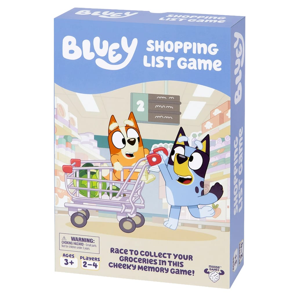 Moose Toys Card Games Bluey Shopping List Game 630996910689 MT91068