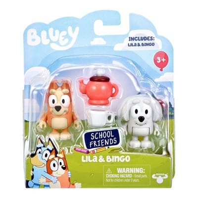 Moose Toys: Bluey - Lila & Bingo (School Friends)