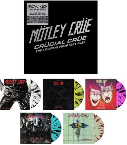 Motley Crue - Crucial Crue, The Studio Albums 1981-1989