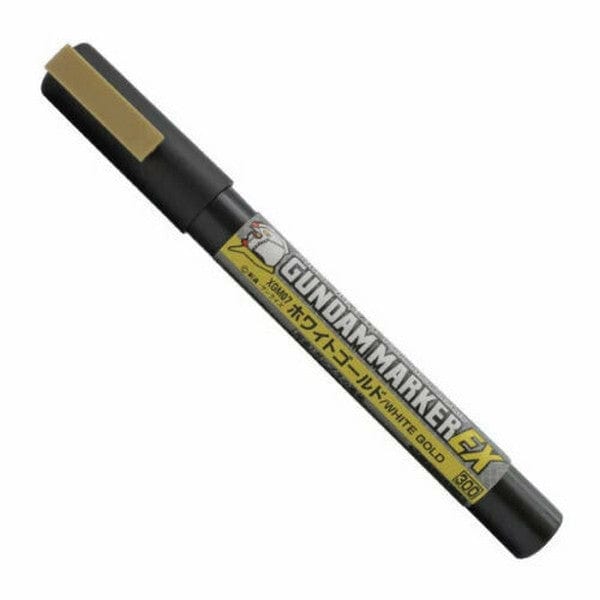 Mr. Hobby Hobby Supplies > Other Hobby Supplies Mr. Hobby: Gundam Marker Ex - White Gold 4973028507508 GNZ XGM07P
