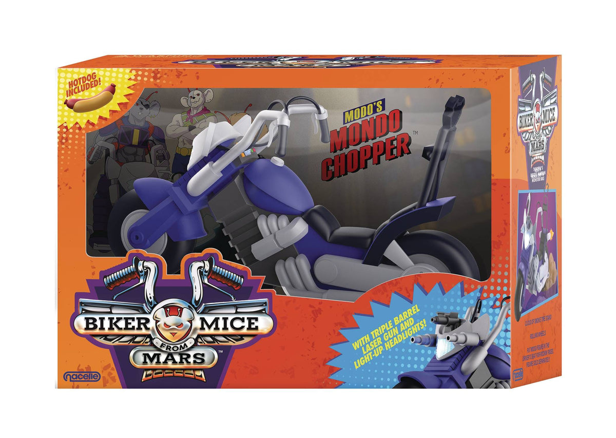 NACELLE PRODUCTS Toys > Action Figures > Animation NACELLE PRODUCTS: BIKER MICE FROM MARS - MODO MONDO CHOPPER VEHICLE 850048317161 STL298185