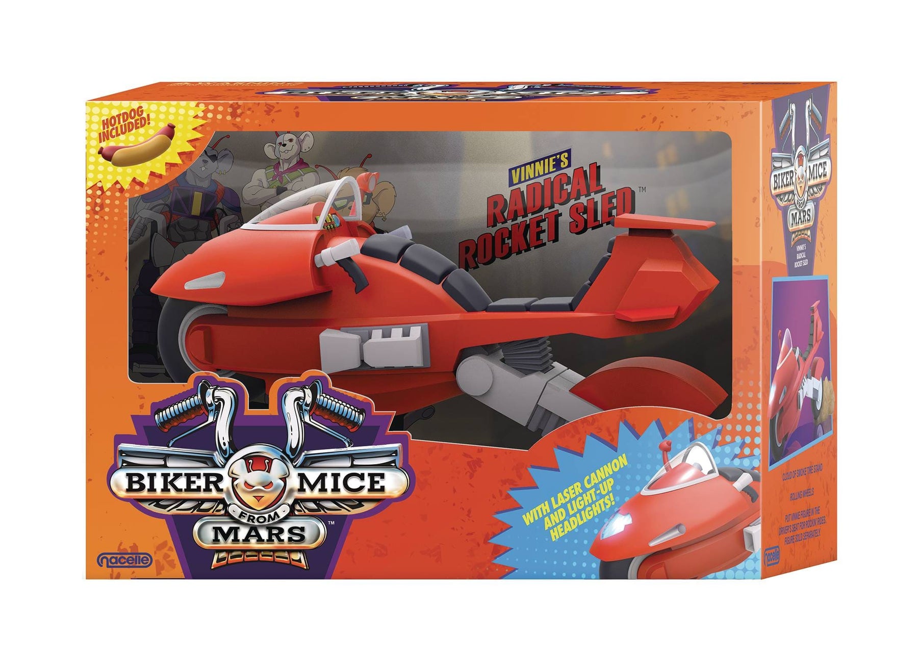 NACELLE PRODUCTS Toys > Action Figures > Animation NACELLE PRODUCTS: BIKER MICE FROM MARS - RADICAL MONSTER SLED VEHICLE 850048317185 STL298181