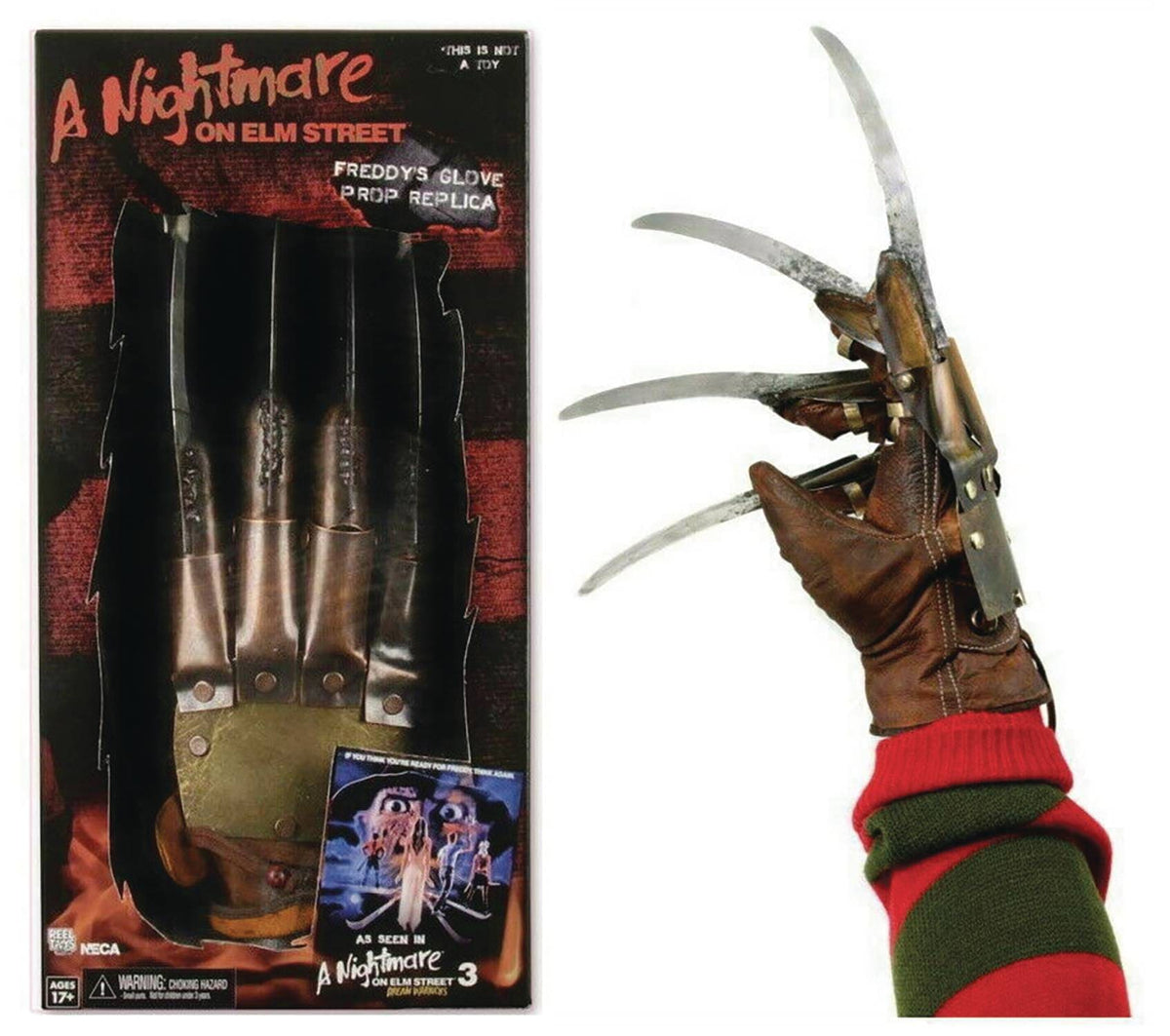 Neca Decor > Horror Decor Neca: Nightmare on Elm Street - Freddy's Glove Prop Replica (Dream Warriors) 634482397633 AUG228560