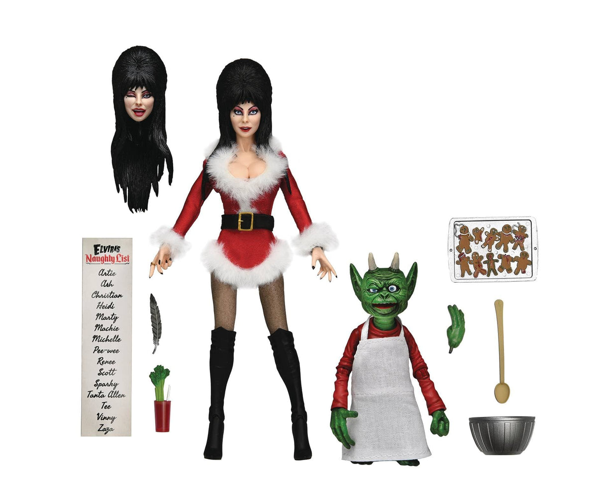 NECA: Elvira - Very Scary Xmas 8" Clothed Figure