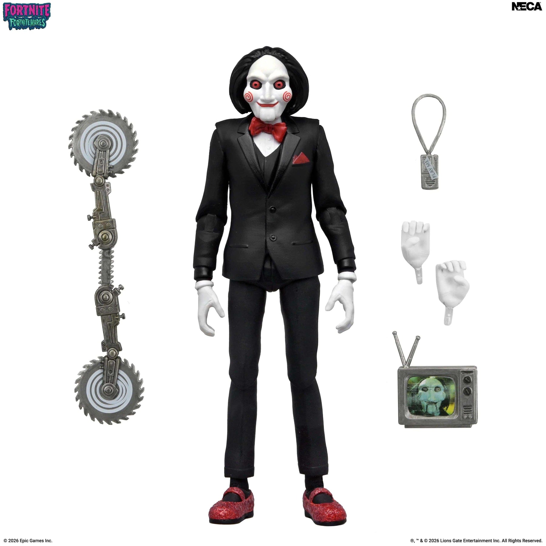 Neca Toys > Action Figures > Neca NECA: Fortnite x Saw - Billy the Puppet 7" (Fortnitemares) 634482606629 NE60662-06