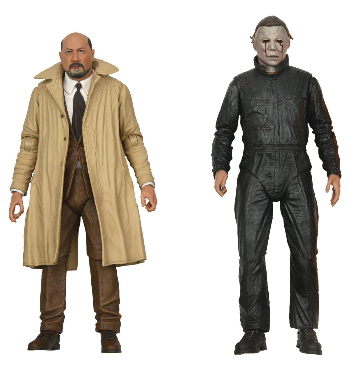 NECA: Halloween 2 - Michael Myers & Dr. Loomis 7" 2pk