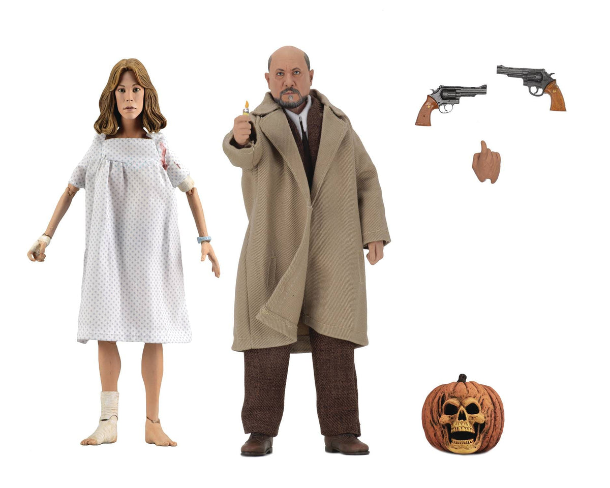 NECA: Halloween II - Laurie Strode & Dr. Loomis 8"