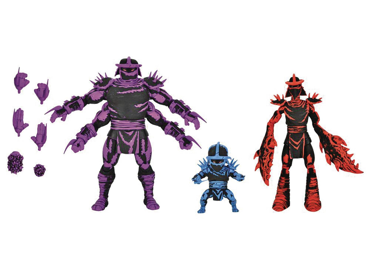 NECA: Teenage Mutant Ninja Turtles - Shredder Clones 3pk (Mirage Comics)