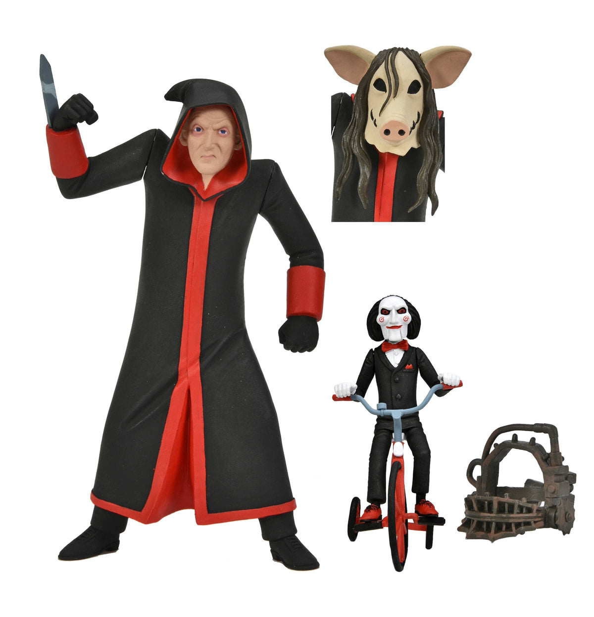 NECA Toony Terrors: SAW - Jigsaw & Billy the Puppet