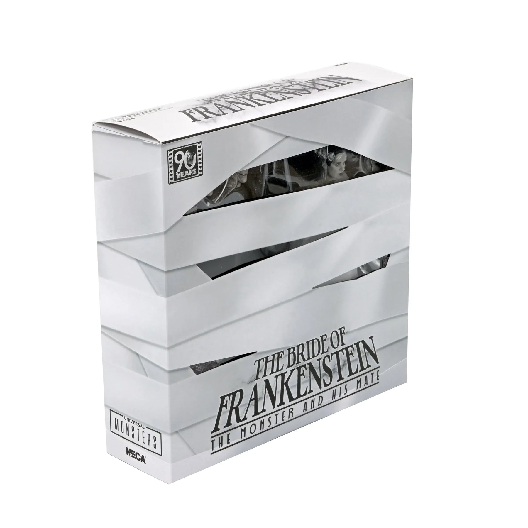 Neca Toys > Action Figures > Neca NECA: Universal Monsters - The Bride of Frankenstein 90th Anniversary - The Monster and His Mate 7" (Black & White) 634482047477 NE47477