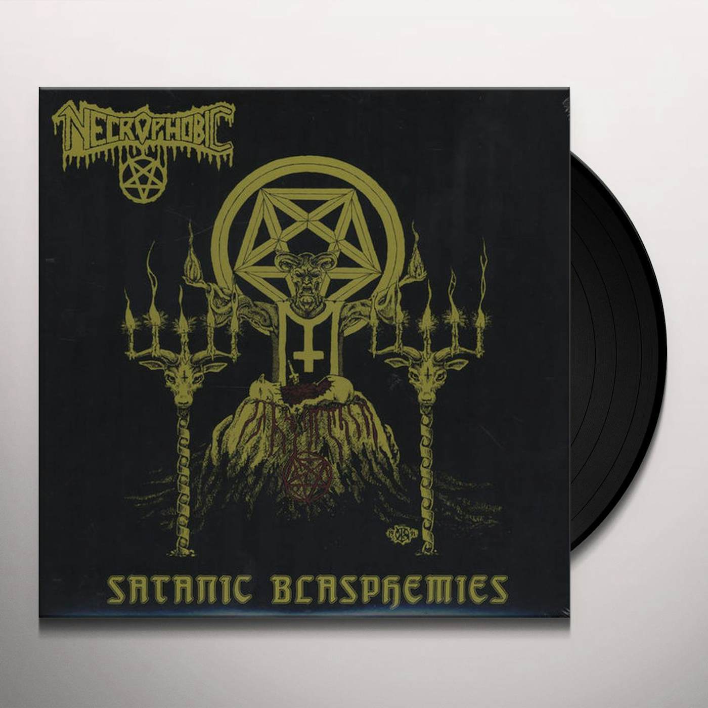 Necrophobic Music > Vinyl Records Necrophobic - Satanic Blasphemies (Re-Issue 2022), Ltd Red Vinyl [Import] 196587153717 CNMI8715371.1