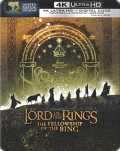 New Line Home Video Movies > 4K 4K: The Lord of the Rings: The Fellowship of the Ring (Steelbook) 883929833474 NEWL1000841923UHD