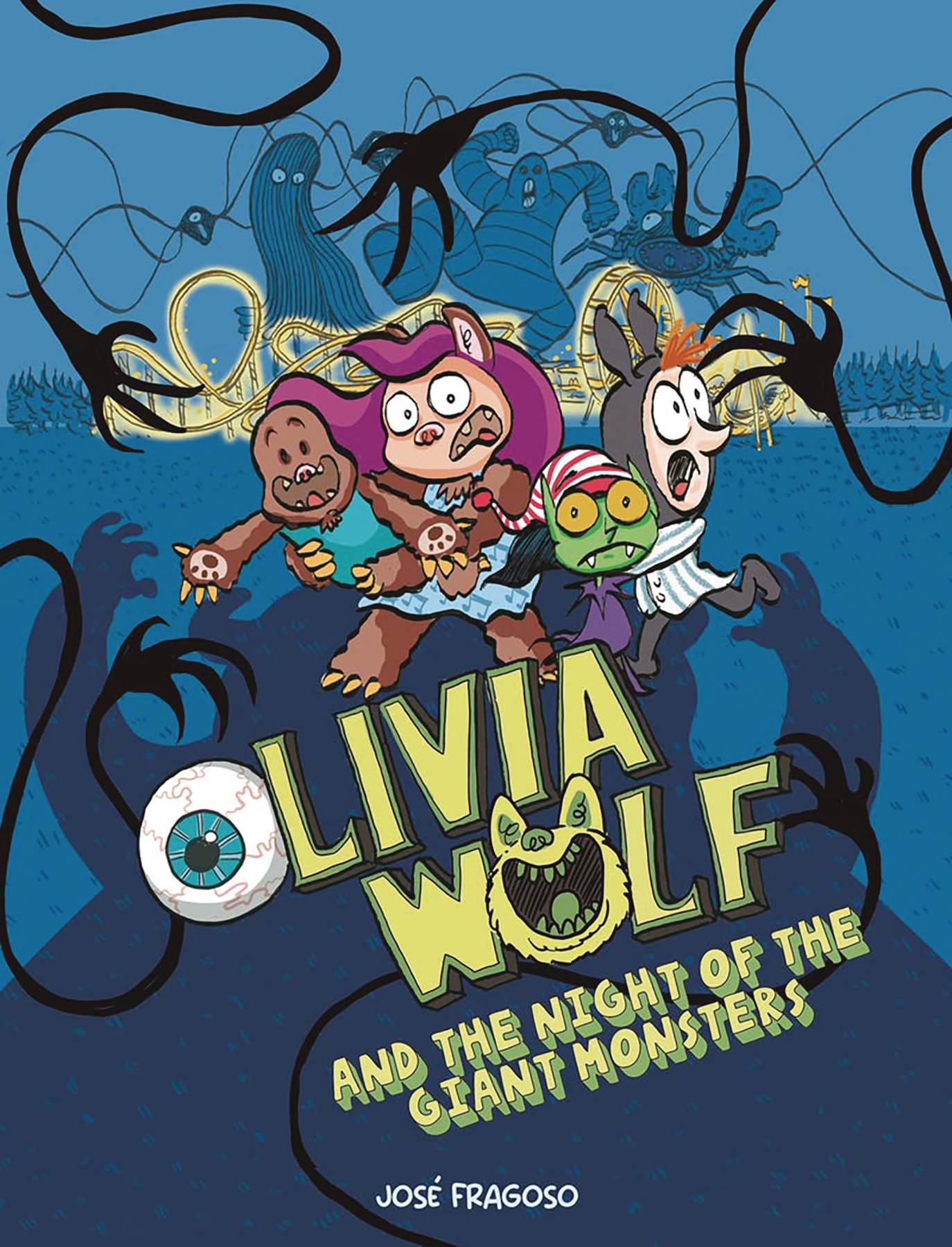 NubeOcho Graphic Novel Olivia Wolf & Night Of Giant Monsters GN 9788419253576 JUL232327