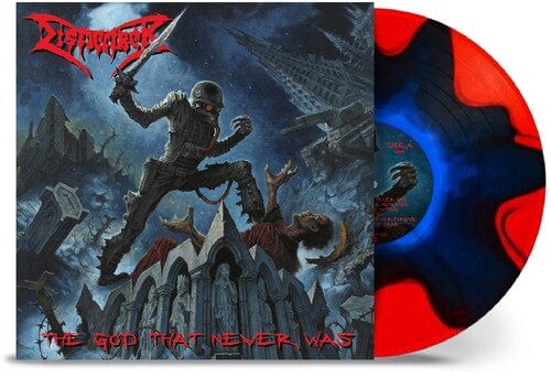 Dismember - The God That Never Was (Blue in Red Split Vinyl)