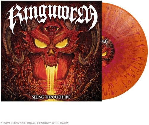 Ringworm - Seeing Through Fire (Red in Orange with Red & Magenta Splatter Vinyl)
